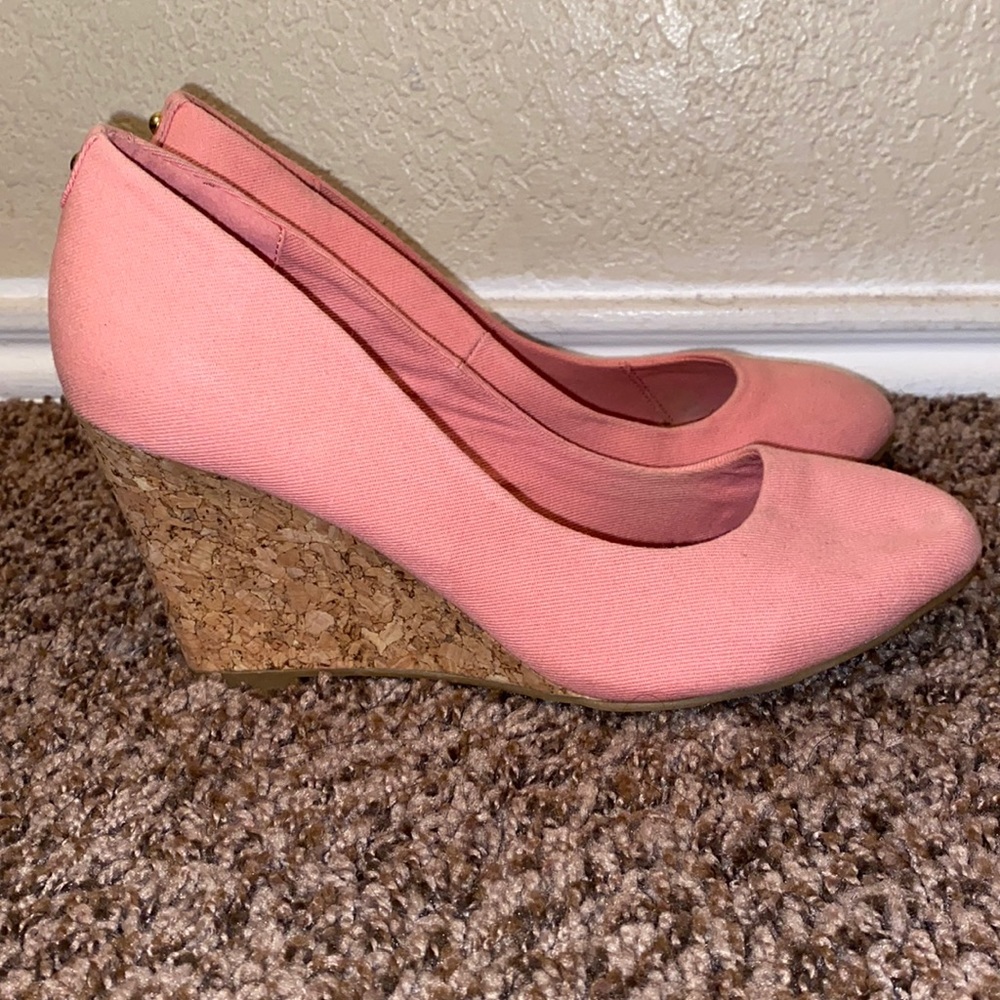 Sociology cork wedge shoes size 8